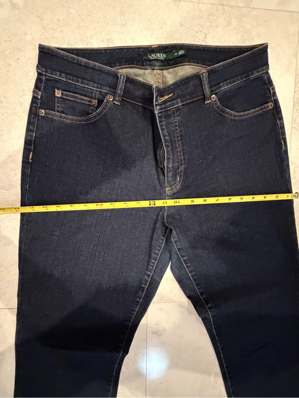 Lauren Ralph Lauren Men's Straight Dark Indigo Jeans size 14